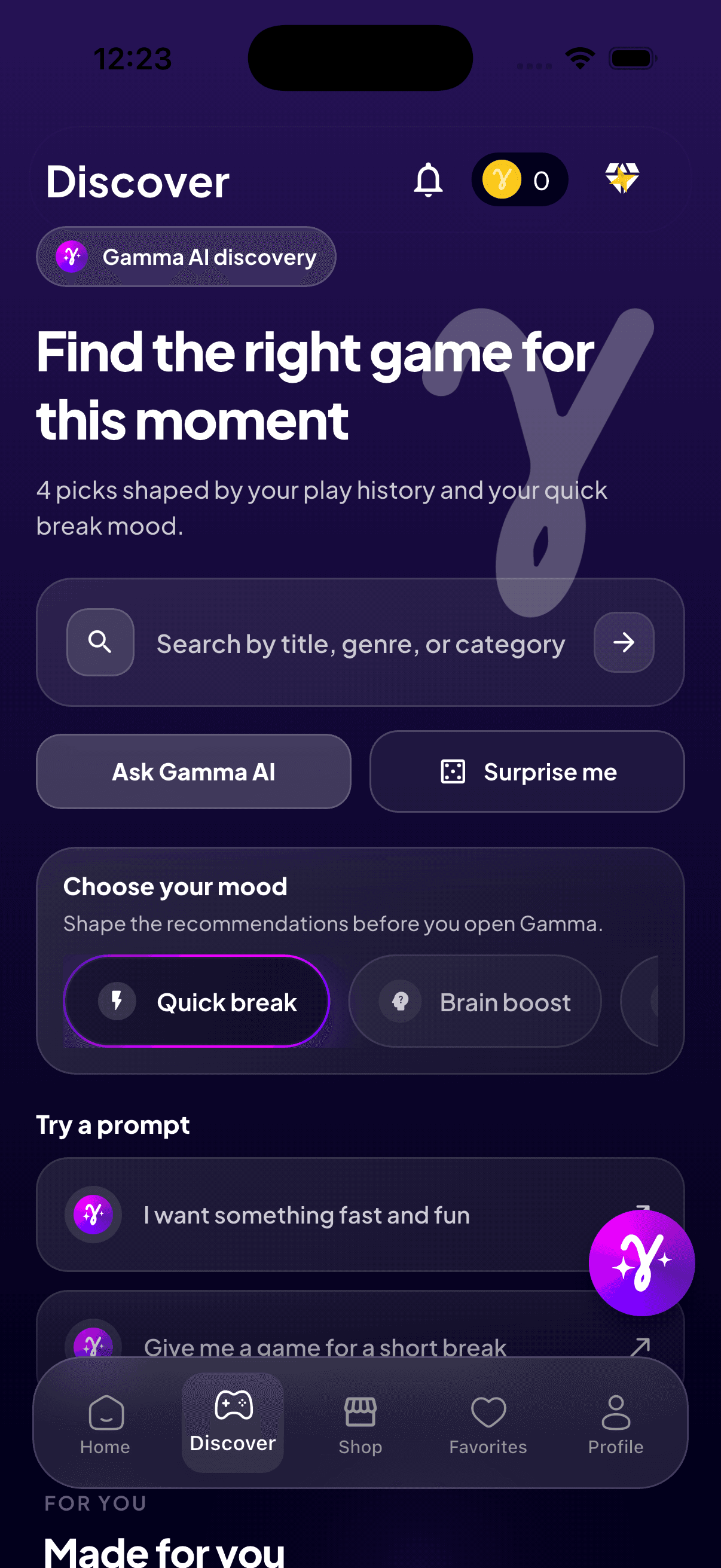 Gamma AI